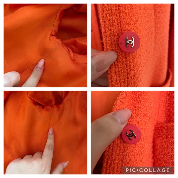 RARE Chanel CC Logo Tweed Jacket 1996 - Picture 9 of 10